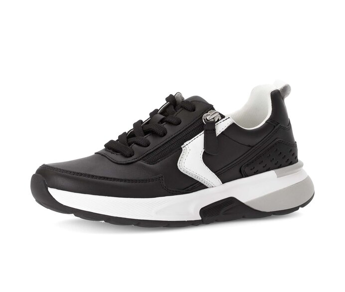 Gabor Damen  Sneaker Low Schwarz - Glattleder