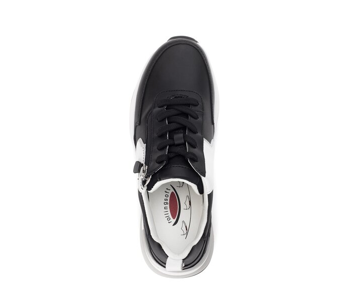Gabor Damen  Sneaker Low Schwarz - Glattleder