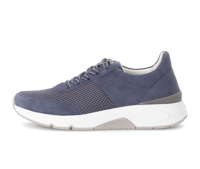 Gabor Damen Sneaker Low Blau - Lederimitat
