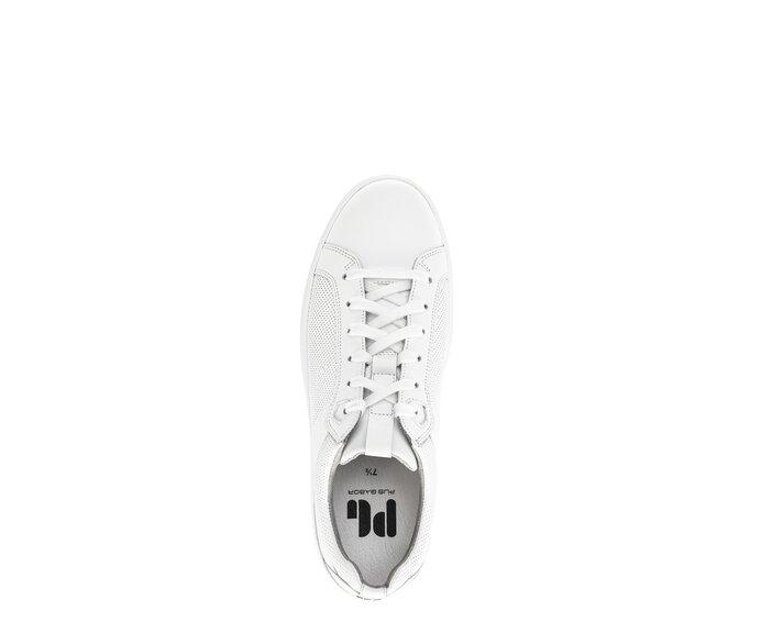 Pius Gabor Herren Sneaker Low Weiß - Glattleder