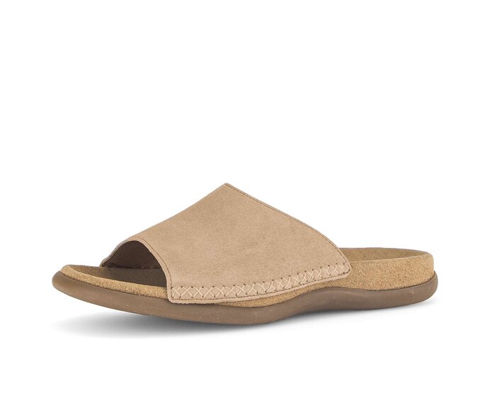 Gabor Damen  Pantolette Beige - Rauleder
