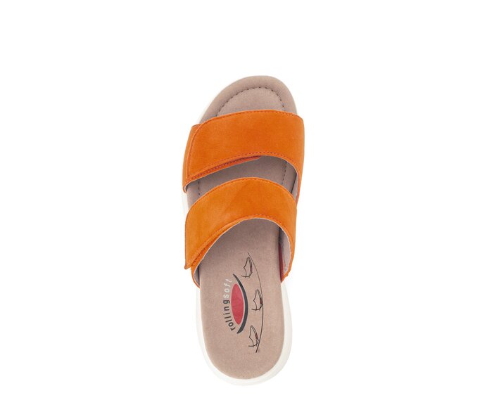 Gabor Damen  Pantolette Orange - Rauleder