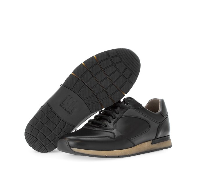 Pius Gabor Herren Sneaker Low Schwarz - Glattleder
