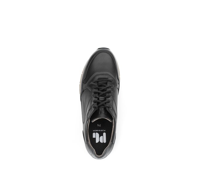 Pius Gabor Herren Sneaker Low Schwarz - Glattleder