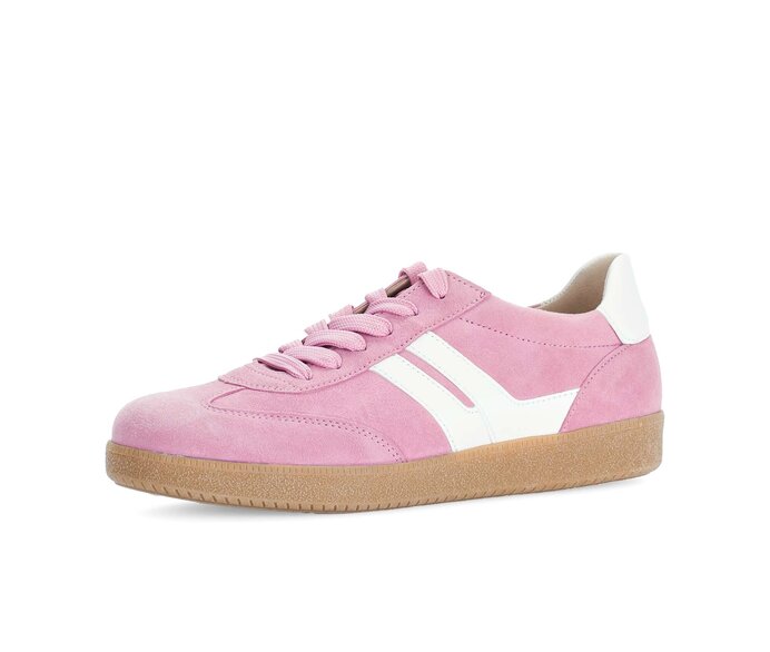 Gabor Damen  Sneaker Low Pink - Materialmix Leder