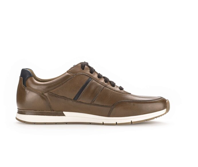 Pius Gabor Herren Sneaker Low Braun - Glattleder