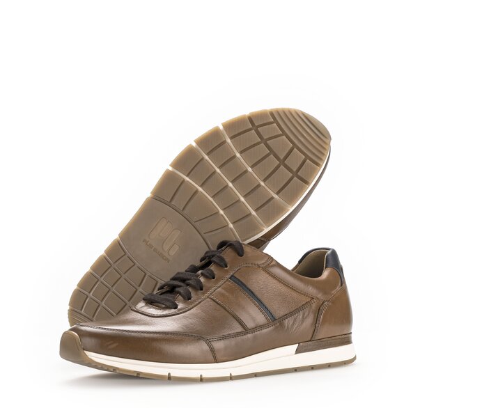 Pius Gabor Herren Sneaker Low Braun - Glattleder
