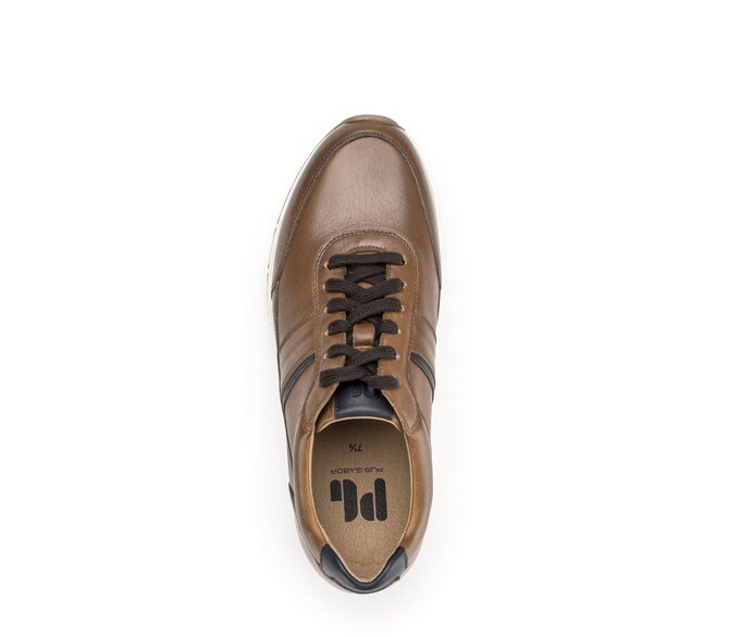 Pius Gabor Herren Sneaker Low Braun - Glattleder
