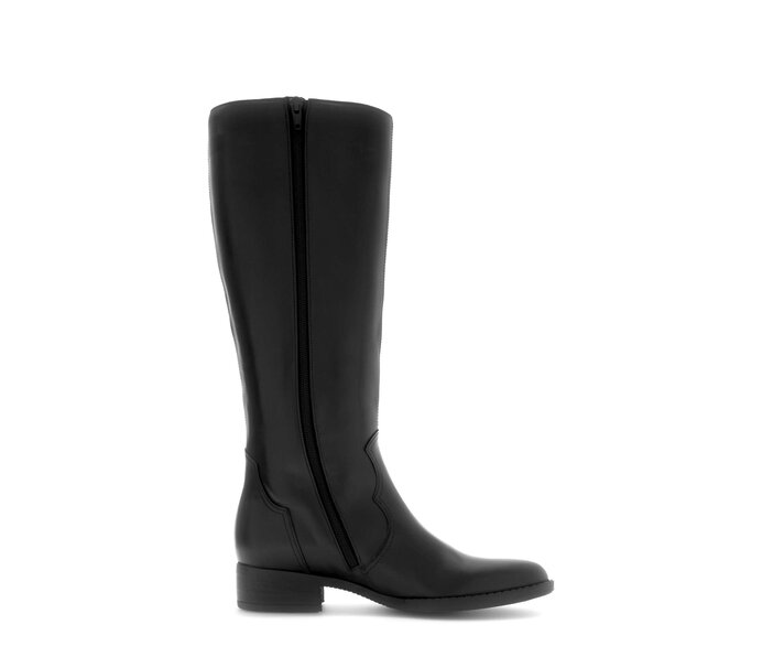 Gabor Damen  Eleganter Stiefel Schwarz - Glattleder