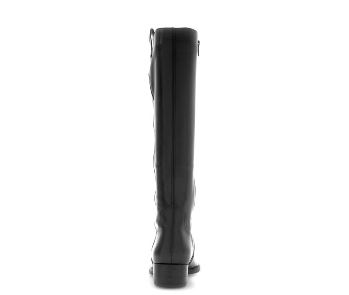 Gabor Damen  Eleganter Stiefel Schwarz - Glattleder
