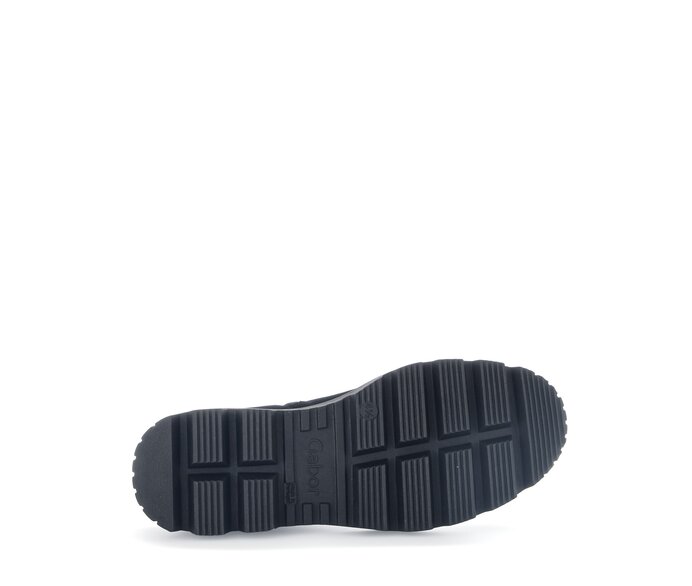 Gabor Damen  Plateau Stiefelette Blau - Rauleder