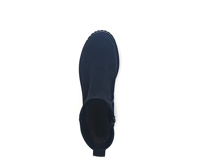 Gabor Damen  Plateau Stiefelette Blau - Rauleder