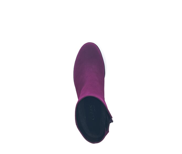 Gabor Damen  Plateau Stiefelette Lila - Rauleder