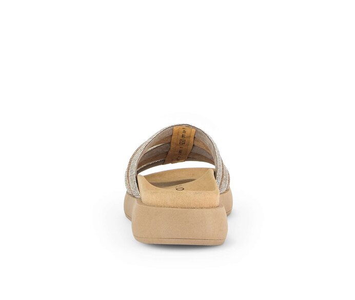 Gabor Damen  Pantolette Gold - Lederimitat