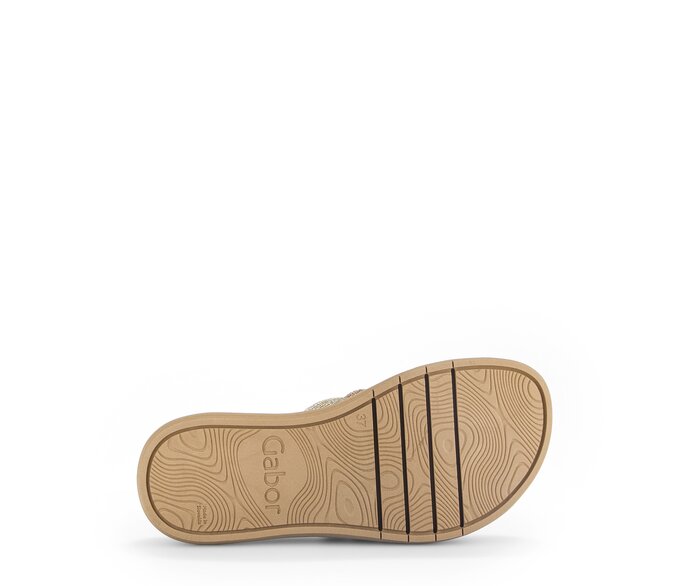 Gabor Damen  Pantolette Gold - Lederimitat