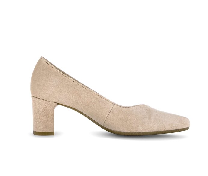 Gabor Damen  Eleganter Pumps Beige - Rauleder