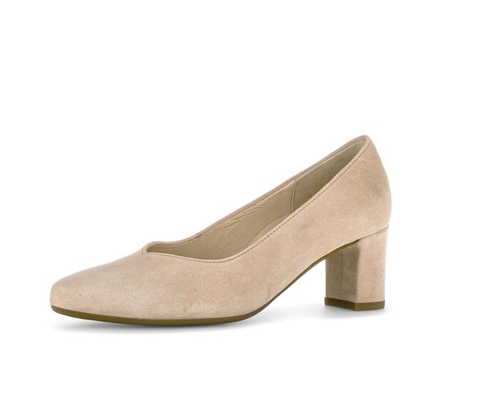 Gabor Damen  Eleganter Pumps Beige - Rauleder