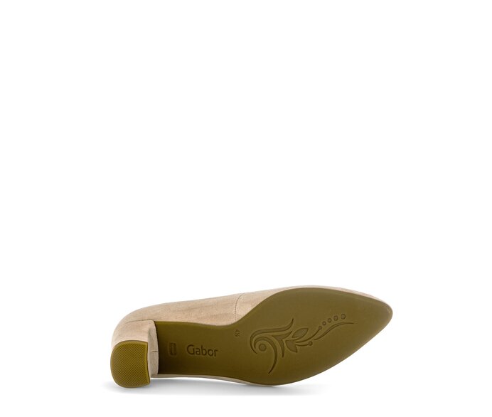 Gabor Damen  Eleganter Pumps Beige - Rauleder