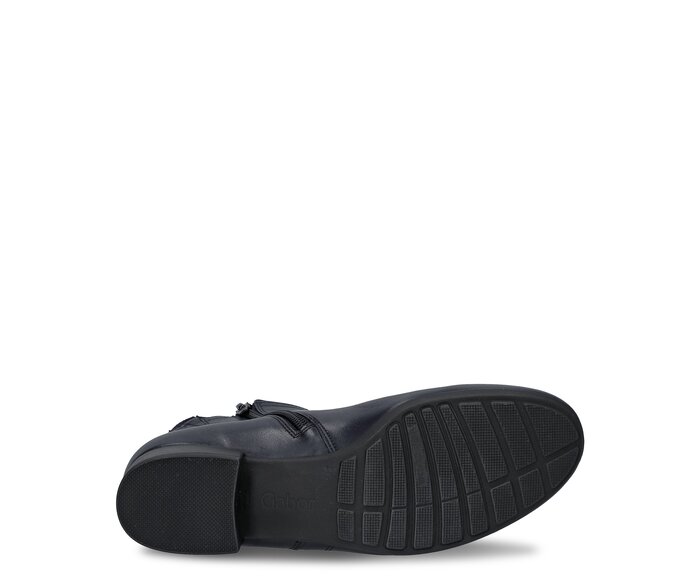 Gabor Damen  Sportliche Stiefelette Blau - Glattleder