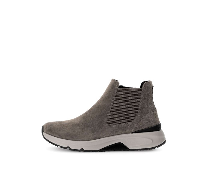 Gabor Damen Chelsea Boot Grau - Rauleder