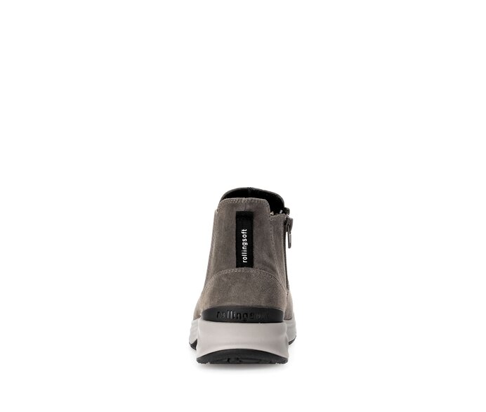 Gabor Damen  Chelsea Boot Grau - Rauleder