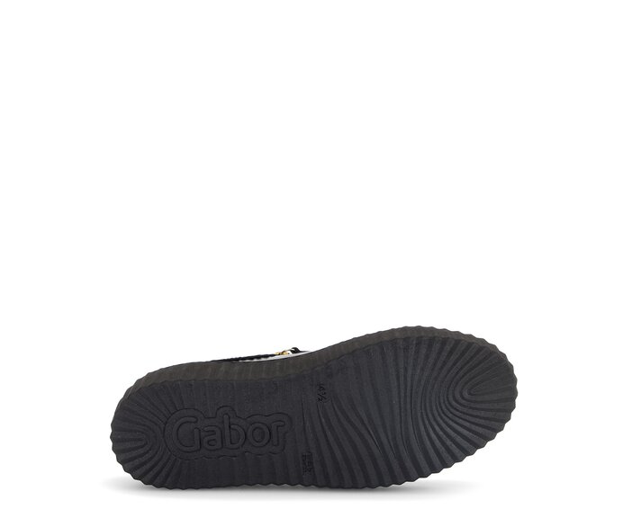 Gabor Damen  Sneaker Low Schwarz - Lackleder