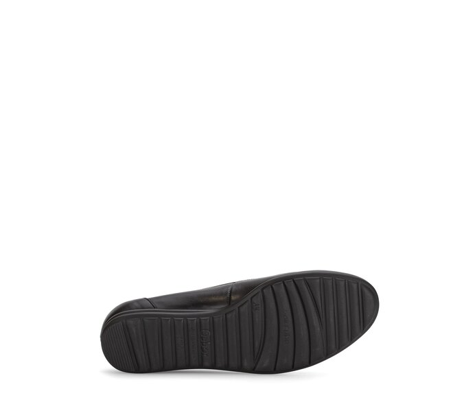 Gabor Damen  Sportliche Ballerina Schwarz - Glattleder