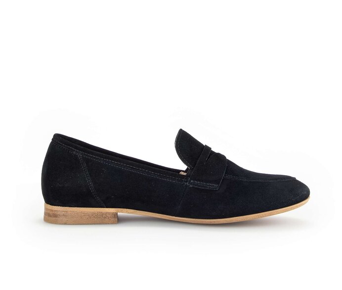 Gabor Damen  Slipper Schwarz - Rauleder