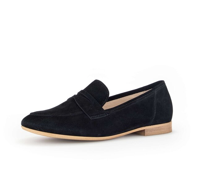 Gabor Damen  Slipper Schwarz - Rauleder