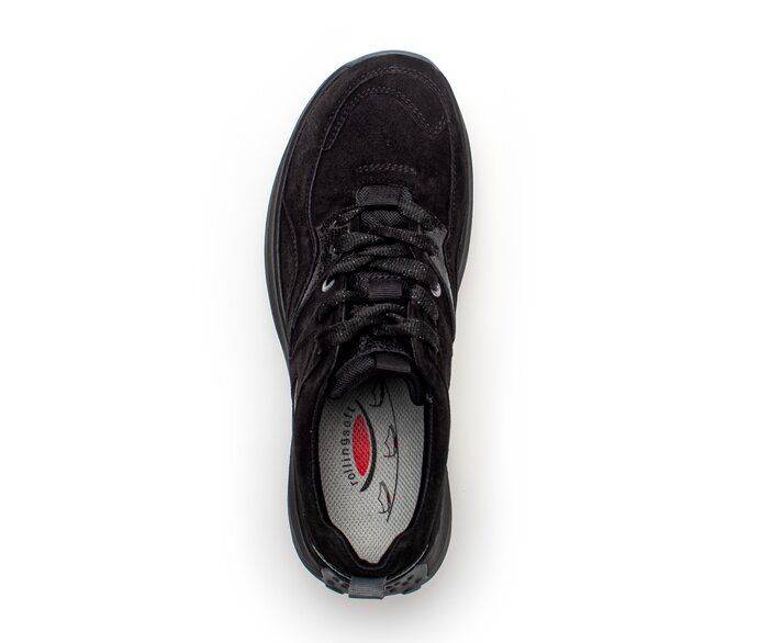 Gabor Damen  Sneaker Low Schwarz - Rauleder