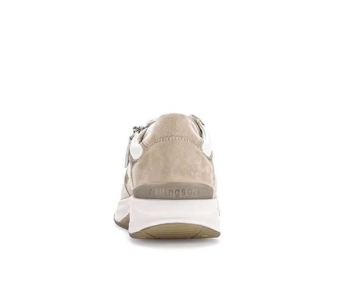 Gabor Damen  Sneaker Low Beige - Materialmix Leder