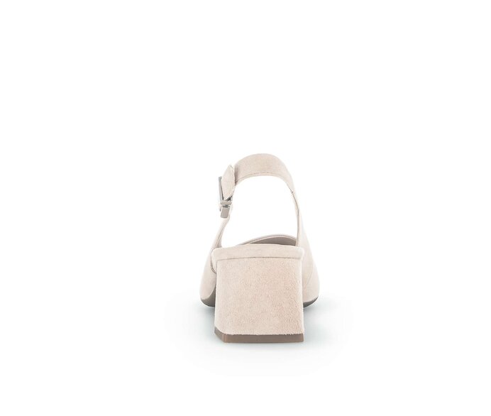 Gabor Damen  Slingpumps Beige - Rauleder