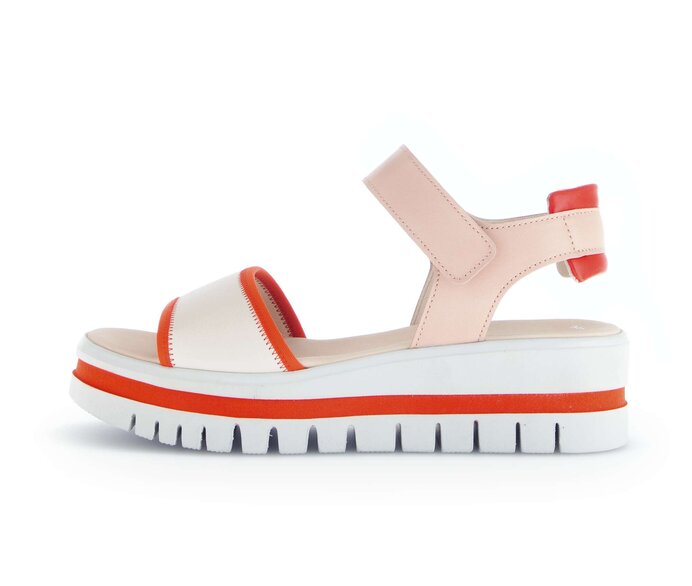 Gabor Damen Plateau Sandale Multicolour - Glattleder