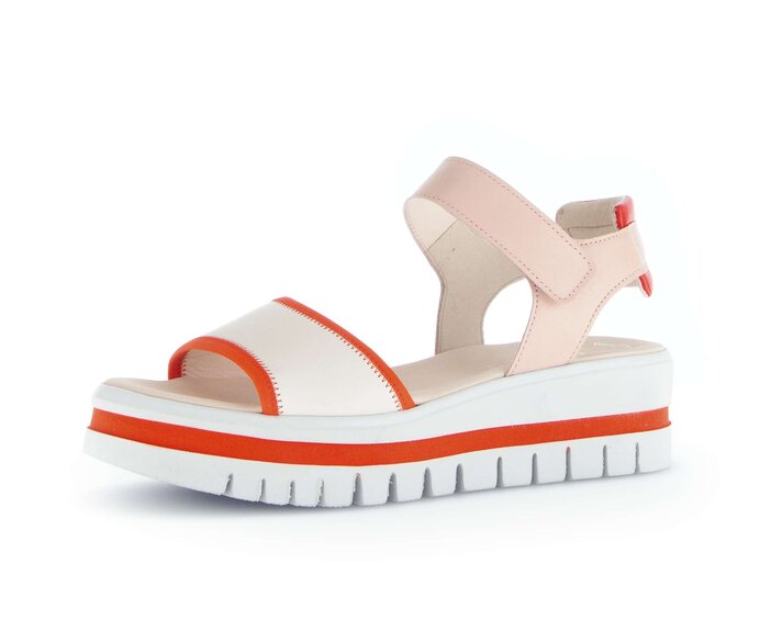 Gabor Damen  Plateau Sandale Multicolour - Glattleder