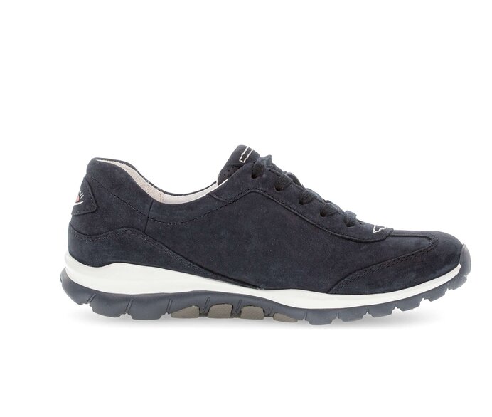 Gabor Damen  Sneaker Low Blau - Rauleder