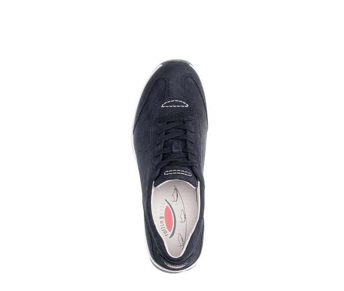 Gabor Damen  Sneaker Low Blau - Rauleder