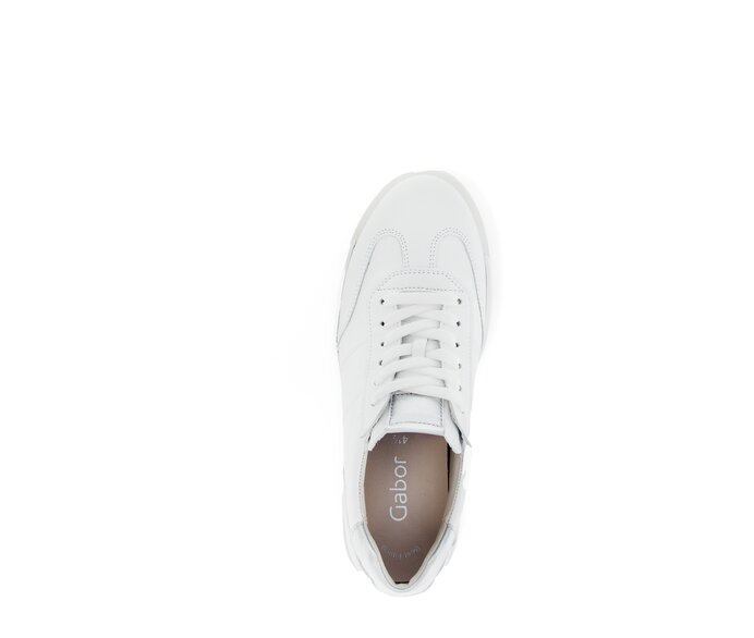 Gabor Damen  Sneaker Low Weiß - Glattleder