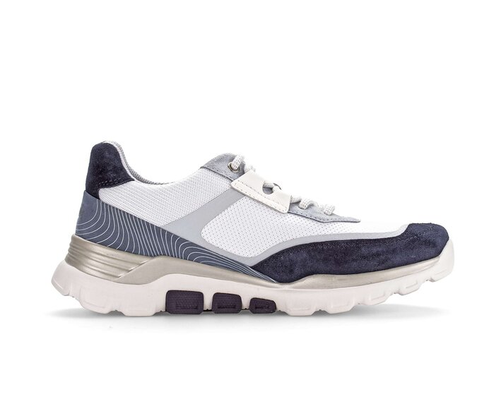 Gabor Damen  Sneaker Low Weiß - Materialmix Leder/Lederimitat