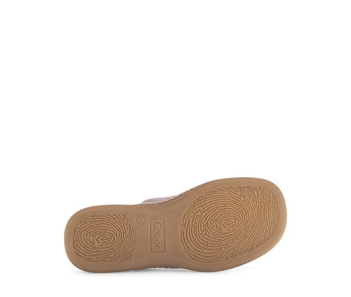 Gabor Damen  Zehentrenner Beige - Effektleder