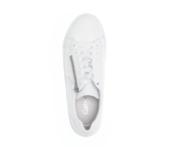 Gabor Damen  Sneaker Low Weiß - Glattleder