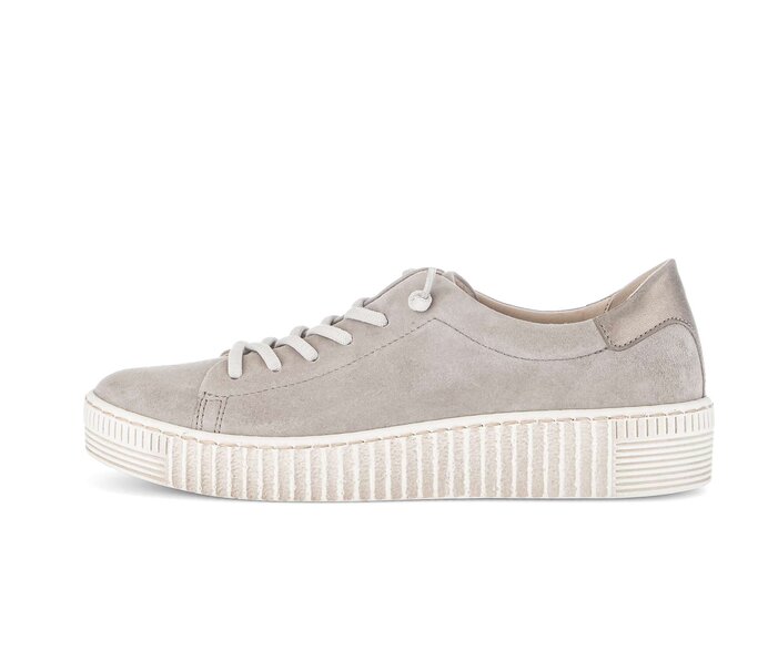 Gabor Damen Sneaker Low Grau - Rauleder