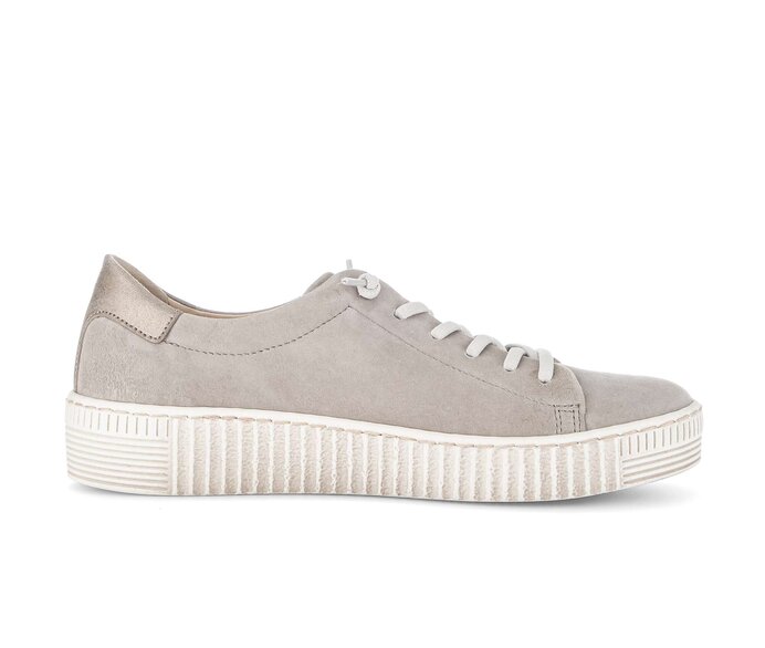 Gabor Damen  Sneaker Low Grau - Rauleder