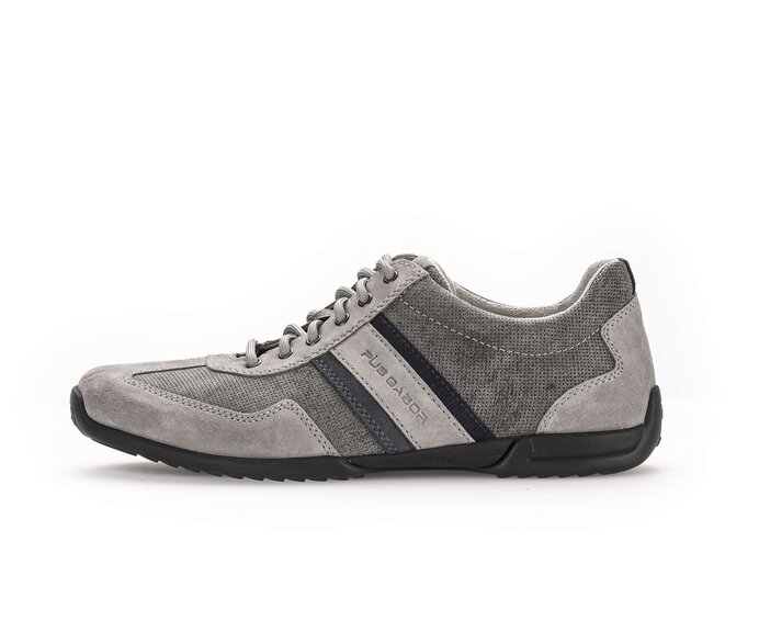 Pius Gabor Herren Sneaker Low Grau - Materialmix Leder/Lederimitat