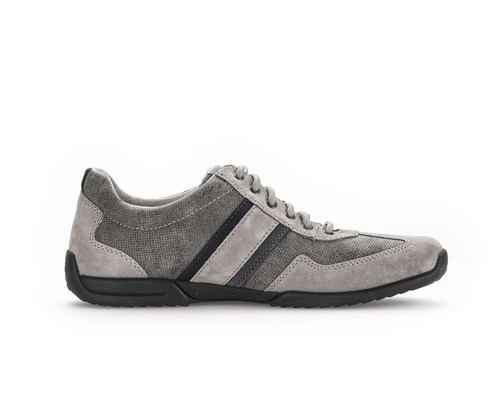 Pius Gabor Herren Sneaker Low Grau - Materialmix Leder/Lederimitat