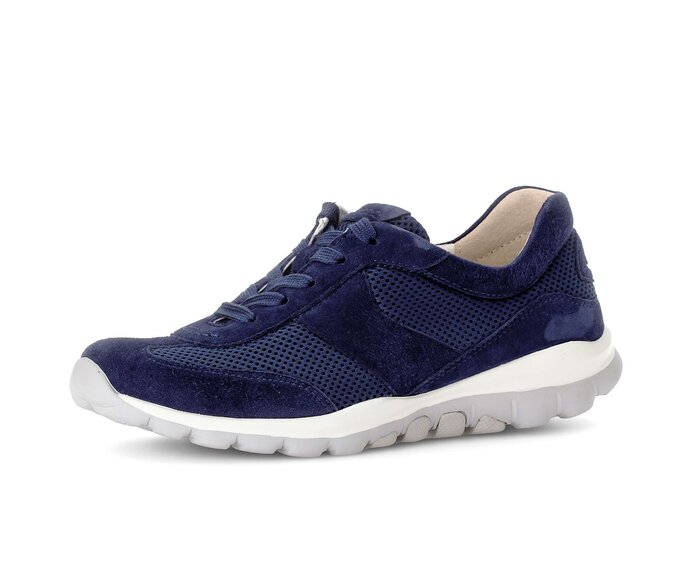 Gabor Damen  Sneaker Low Blau - Lederimitat
