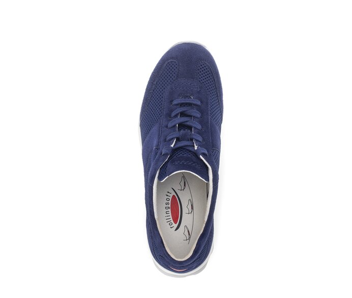 Gabor Damen  Sneaker Low Blau - Lederimitat