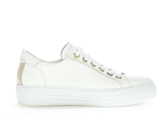 Gabor Damen  Sneaker Low Weiß - Glattleder
