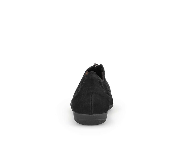 Gabor Damen  Sportliche Ballerina Schwarz - Rauleder