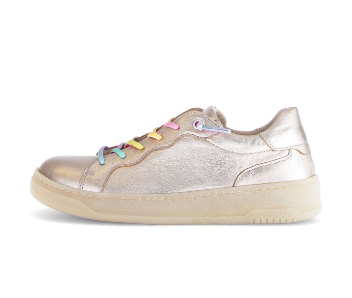 Gabor Damen Sneaker Low Gold - Effektleder