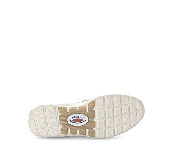 Gabor Damen  Sneaker Low Beige - Materialmix Leder